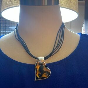 AVON Necklace - Tortoise Shell Heart